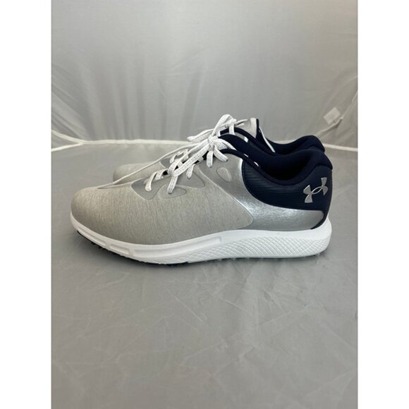 Under Armour charged breathe gray blue white mens golf shoes size 8 3026405 103 main image 5